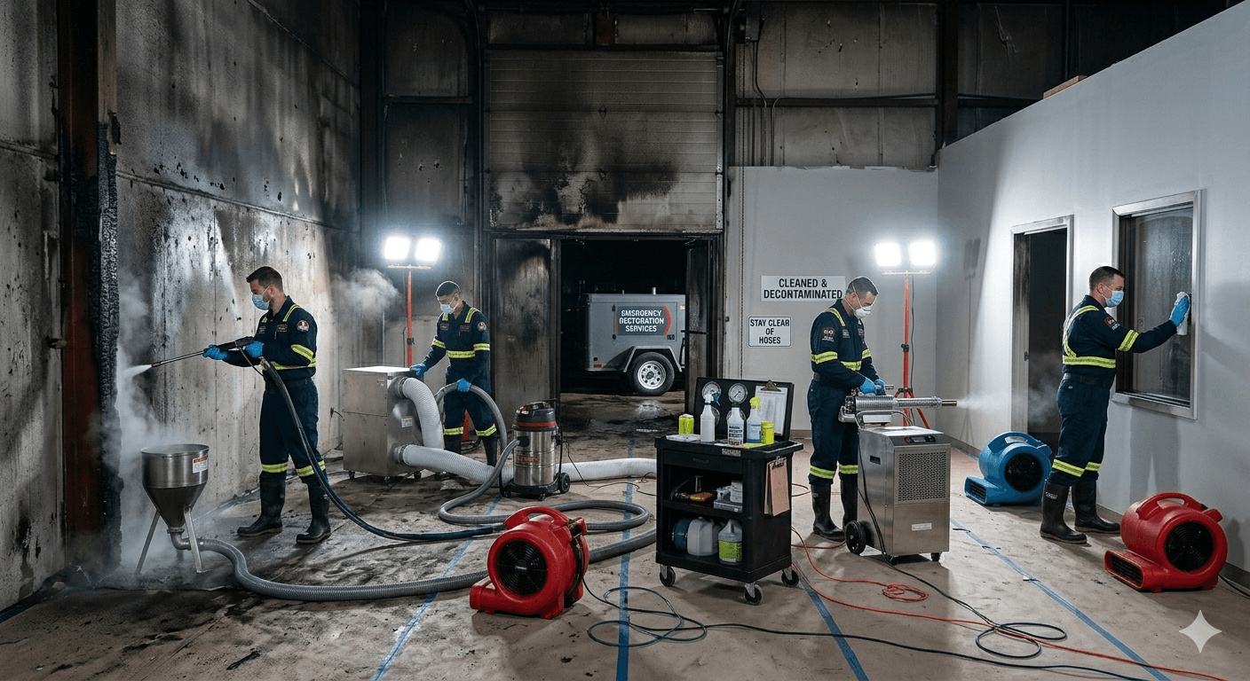 Fire & Smoke Damage Cleanup